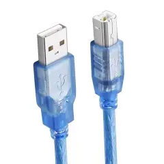 Fully G-534d Şeffaf Mavi Usb 2.0 Yazıcı Kablosu