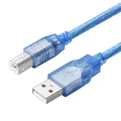 Fully G-534d Şeffaf Mavi Usb 2.0 Yazıcı Kablosu