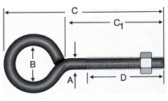 Kaynaklı Civata M8x160 - 50 Adet