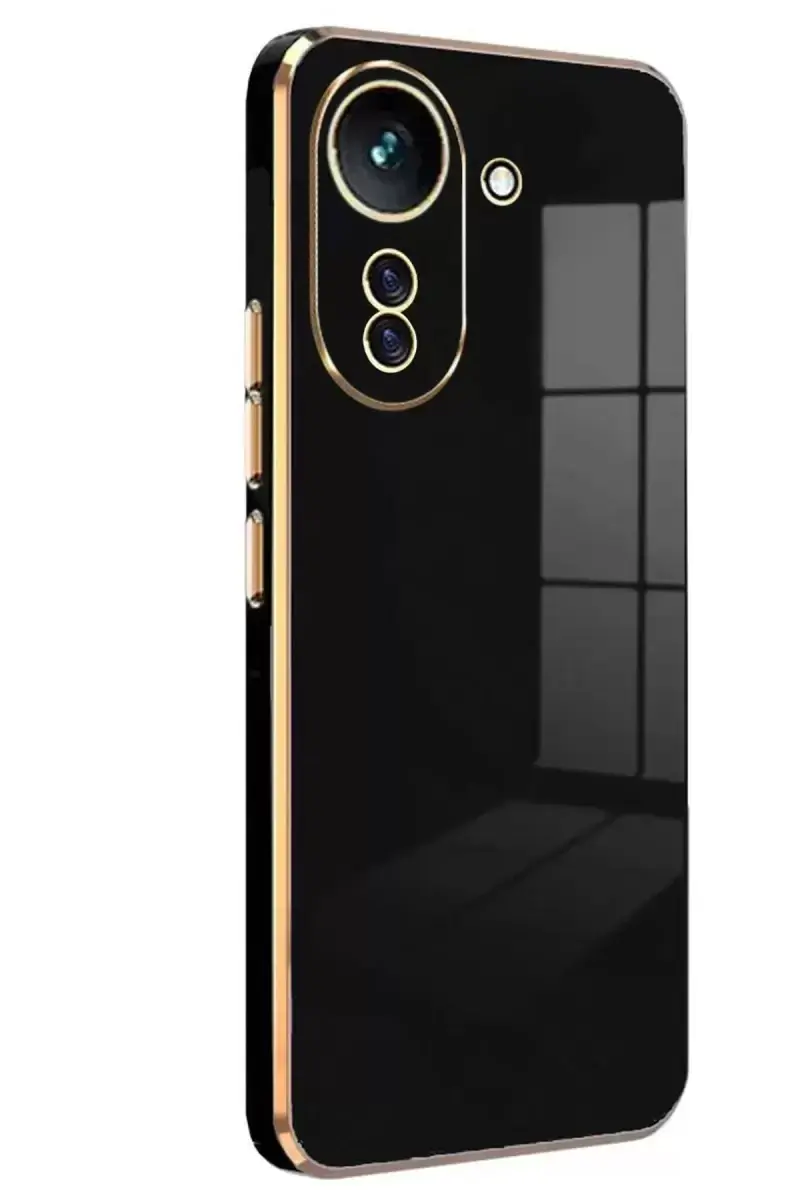 Newface Xiaomi Redmi 13c Kılıf Volet Silikon - Siyah