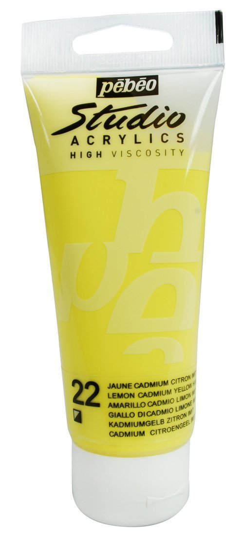 Studio Akrilik Boya - Lemon Cadmium Yellow - 100ml - N:22