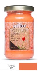 Gold Geleneksel Ebru Boyası 105ml - 250 Turuncu