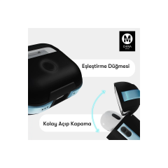 Airpods 3 (3.nesil) Mo-a8 Armor Kılıf - Siyah