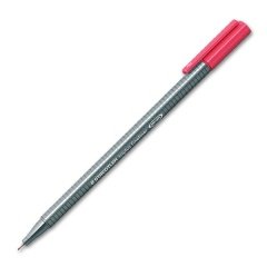 Üçgen Fineliner - 0.3 mm - Bordo