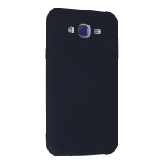 Samsung Galaxy J7 Kılıf Nano İçi Kadife Silikon - Lacivert