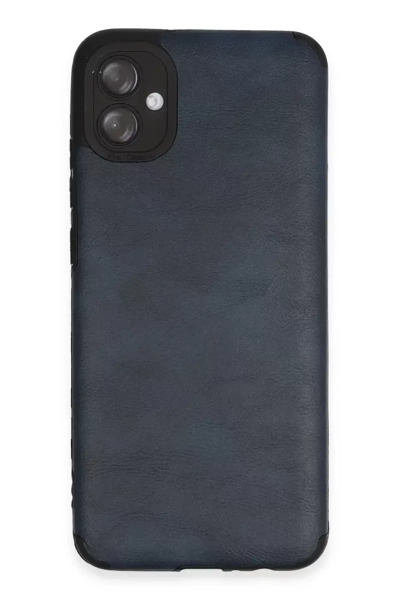 Newface Samsung Galaxy A04e Kılıf Loop Deri Silikon - Lacivert