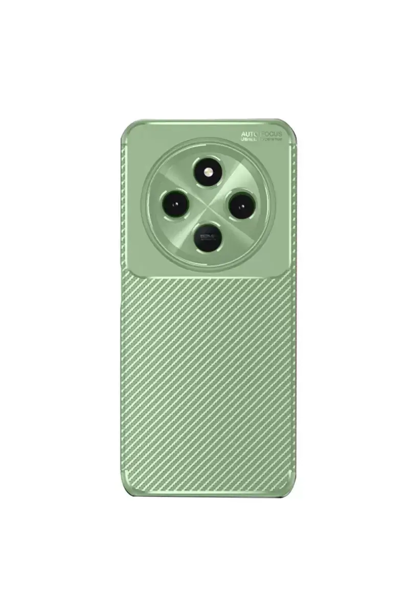 Newface Xiaomi Redmi 14c Kılıf Auto Focus Karbon Kapak - Su Yeşili