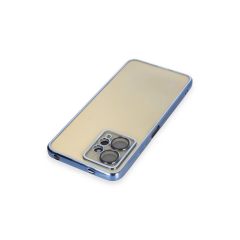 Xiaomi Redmi Note 12 4g Kılıf Razer Lensli Silikon - Açık Mavi