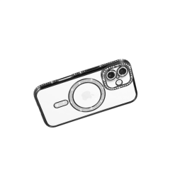 İphone 17 Joke Simli Magneticsafe Kılıf - Siyah