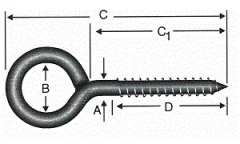 Kaynaklı Vida 8x160 - 50 Adet