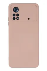 Newface Xiaomi Poco X4 Pro 5g Kılıf Nano İçi Kadife Silikon - Pudra