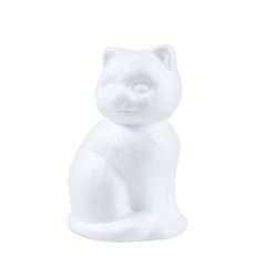 Strafor Köpük Obje - Kedi - 13x9cm