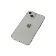 İphone 14 Plus Kılıf Pc Sert Şeffaf Kapak - Şeffaf