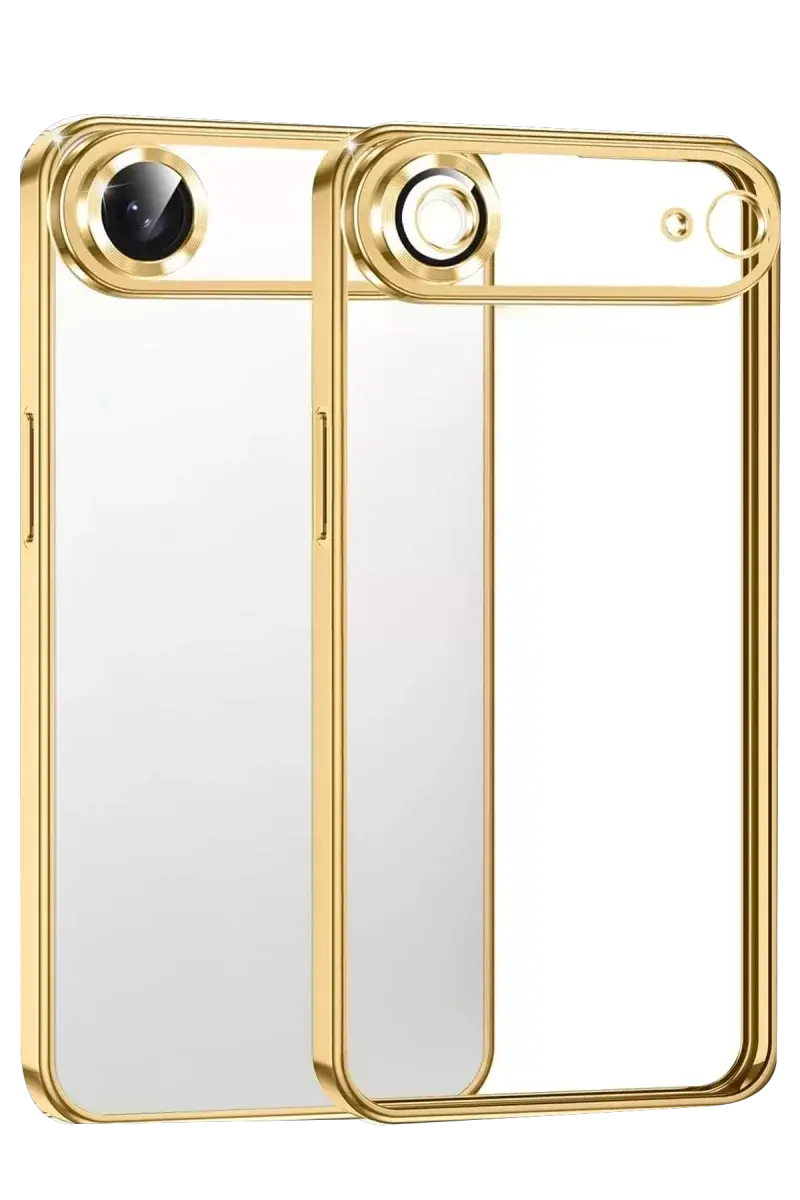 Newface Apple İphone 17 Air Razer Lensli Silikon - Gold