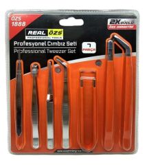 Real Özs 1888 Profesyonel Cımbız Seti 7 Parça