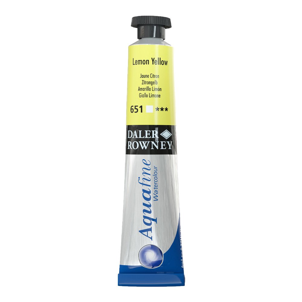 Aquafine Tüp Suluboya 8ml N:651 Lemon Yellow