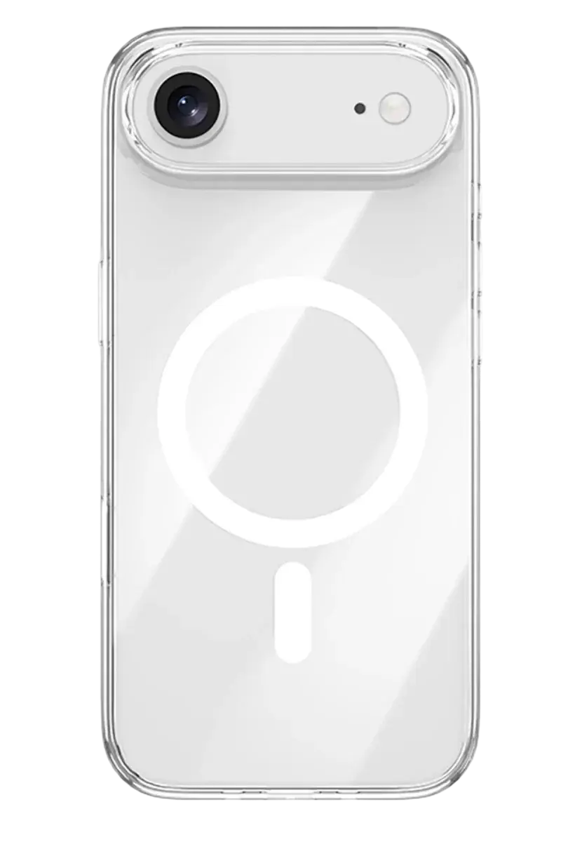 Newface İphone 17 Air Kılıf Pc Real Magsafe Kapak - Şeffaf