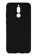 Newface Huawei Mate 10 Lite Kılıf Nano İçi Kadife Silikon - Siyah