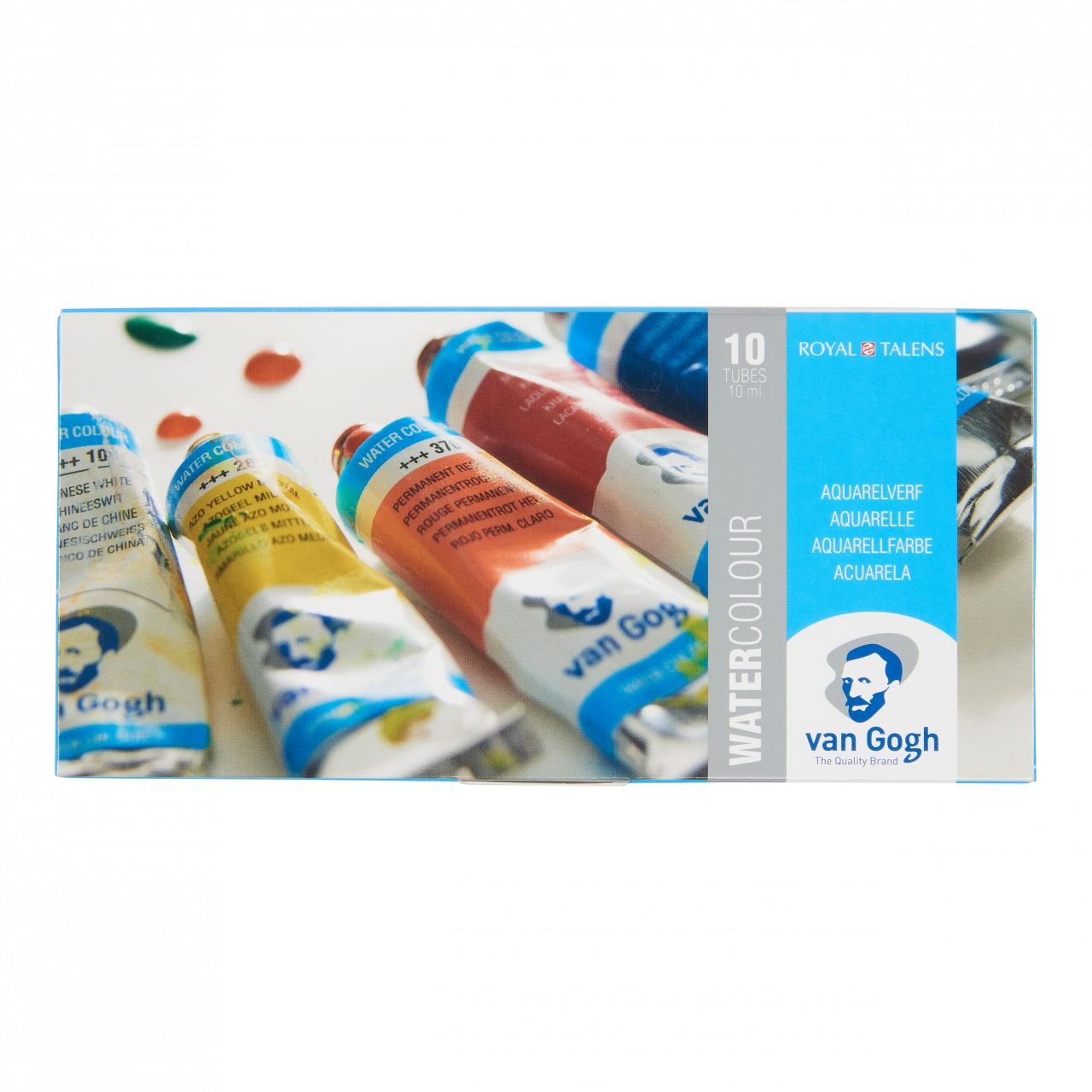 10 Renk Tüp Suluboya Seti 10x10ml