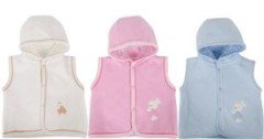 Sevi Bebe Kapşonlu Yelek (6 Lı Seri)