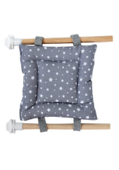 Renkli Kuş Yatağı, Yıkanabilir Kafese Takılabilen Yatak 12 cm x 13 cm