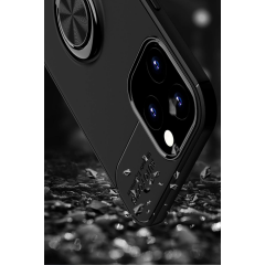 İphone 12 Pro Max Kılıf Range Yüzüklü Silikon - Kırmızı