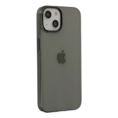 İphone 14 Plus Kılıf Pc Sert Şeffaf Kapak - Siyah