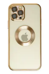 Newface İphone 12 Pro Kılıf Slot Silikon - Gold