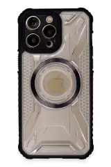 Newface Apple İphone 14 Pro Max Kılıf Prag Magneticsafe Kapak - Siyah