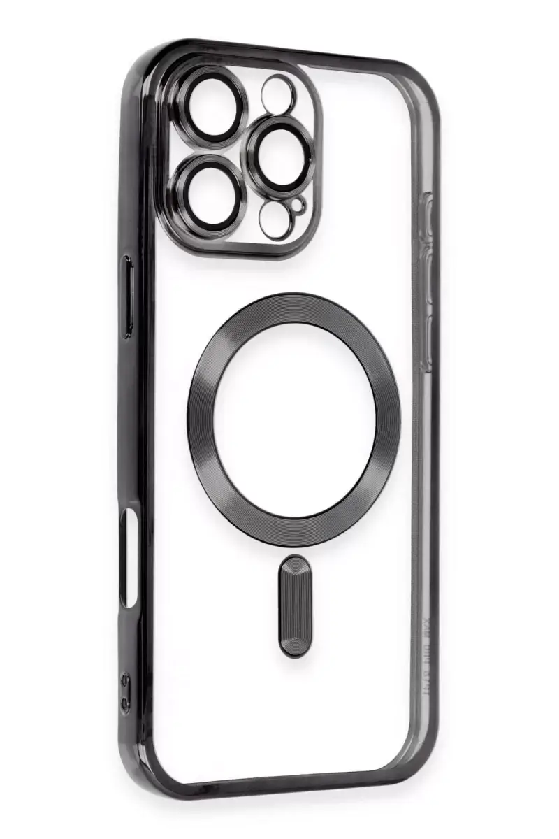 Newface Apple İphone 16 Pro Max Kılıf Kross Magneticsafe Kapak - Siyah