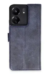 Newface Xiaomi Redmi 13c Kılıf Trend S Plus Kapaklı Kılıf - Lacivert
