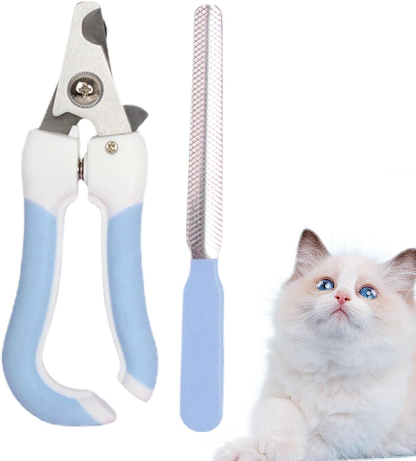 Törpülü Kedi Köpek Tırnak Makası 5,5*14,5 cm Turkuaz