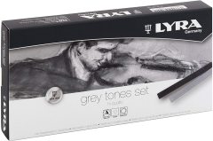 Hi-Quality Gri Tonları Pastel Seti 12'li