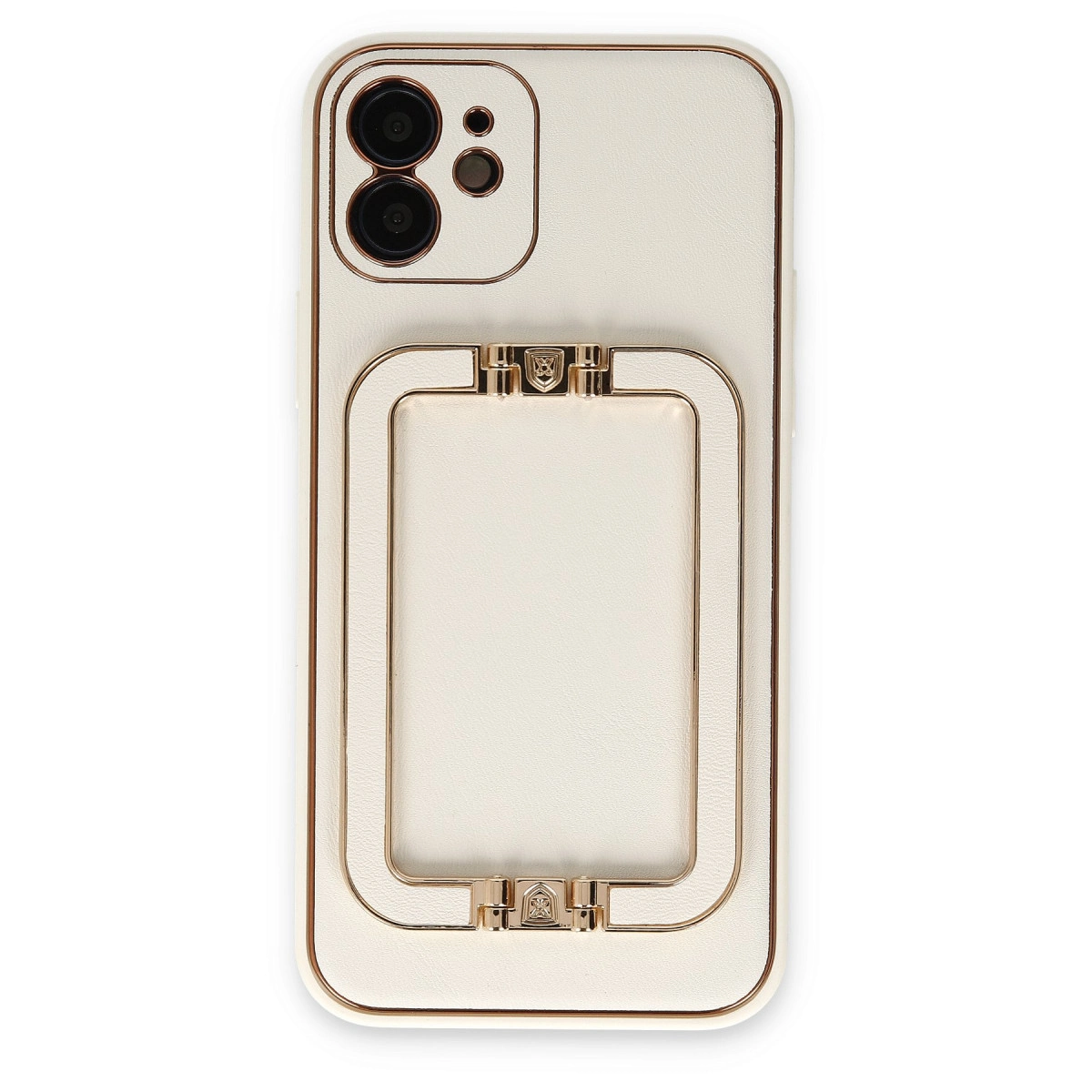 İphone 12 Kılıf Coco Elit Kapak - Beyaz