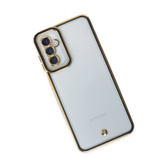 Samsung Galaxy M23 Kılıf Liva Lens Silikon - Siyah