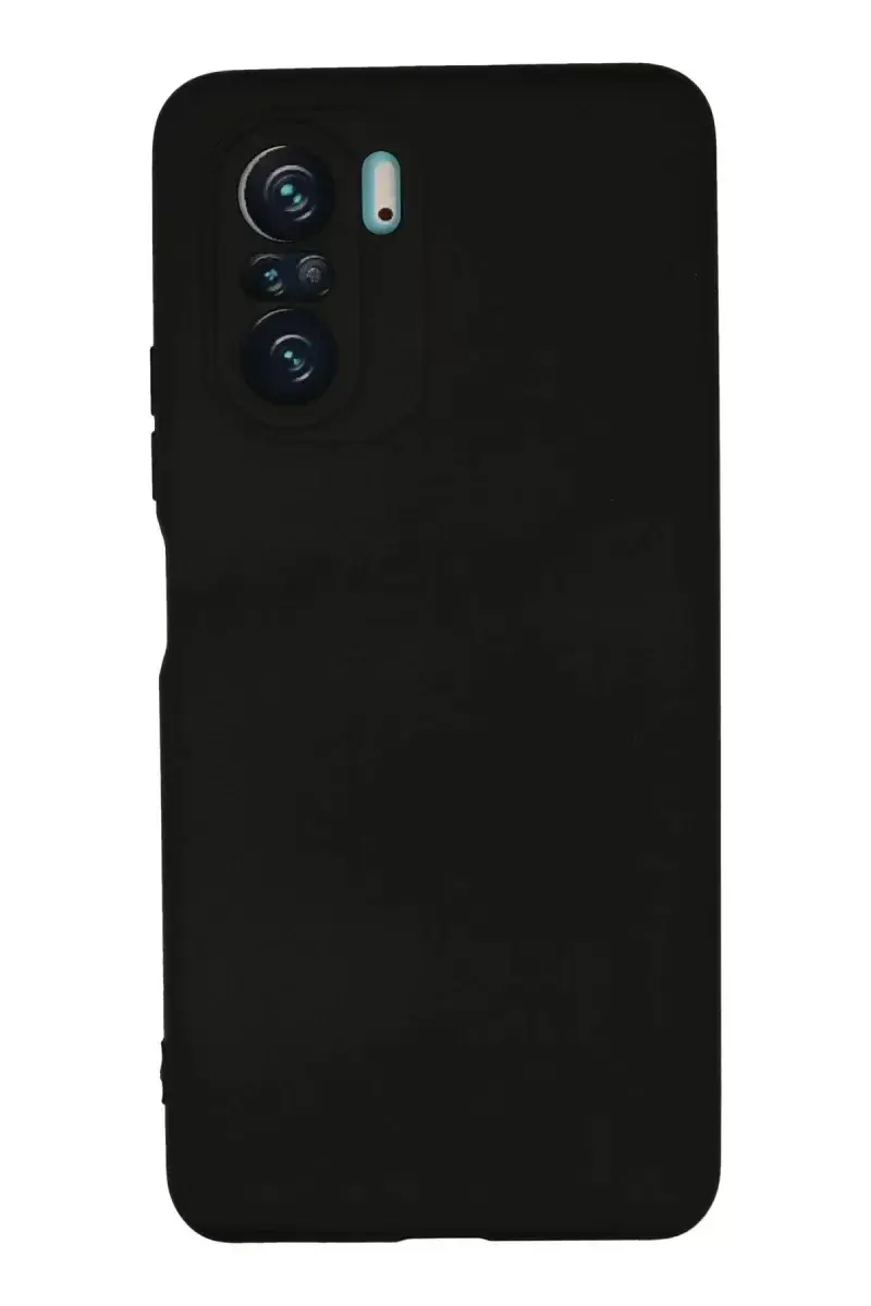Newface Xiaomi Poco F3 Kılıf Nano İçi Kadife Silikon - Siyah
