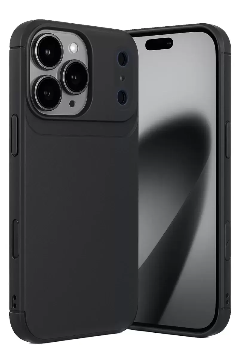 Newface Apple İphone 17 Pro Max Auto Focus Karbon Kapak - Siyah
