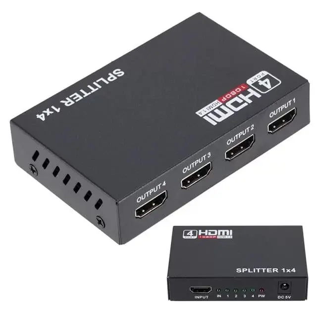 Rose Hdmı-104 1080i-1080p 3d 1x4 Port Hdmı 1.4v Dağıtıcı Splitter Çoklayıcı