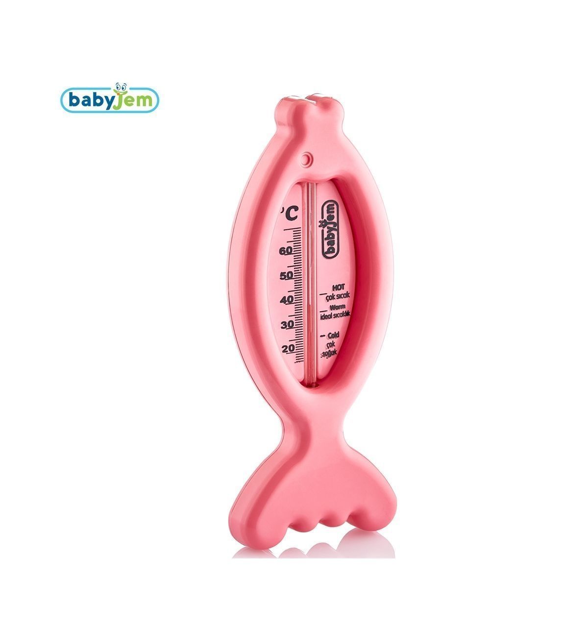 Babyjem Balık Banyo-Oda Termometresi Pembe