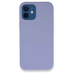 İphone 12 Kılıf Lansman Legant Silikon - Lila
