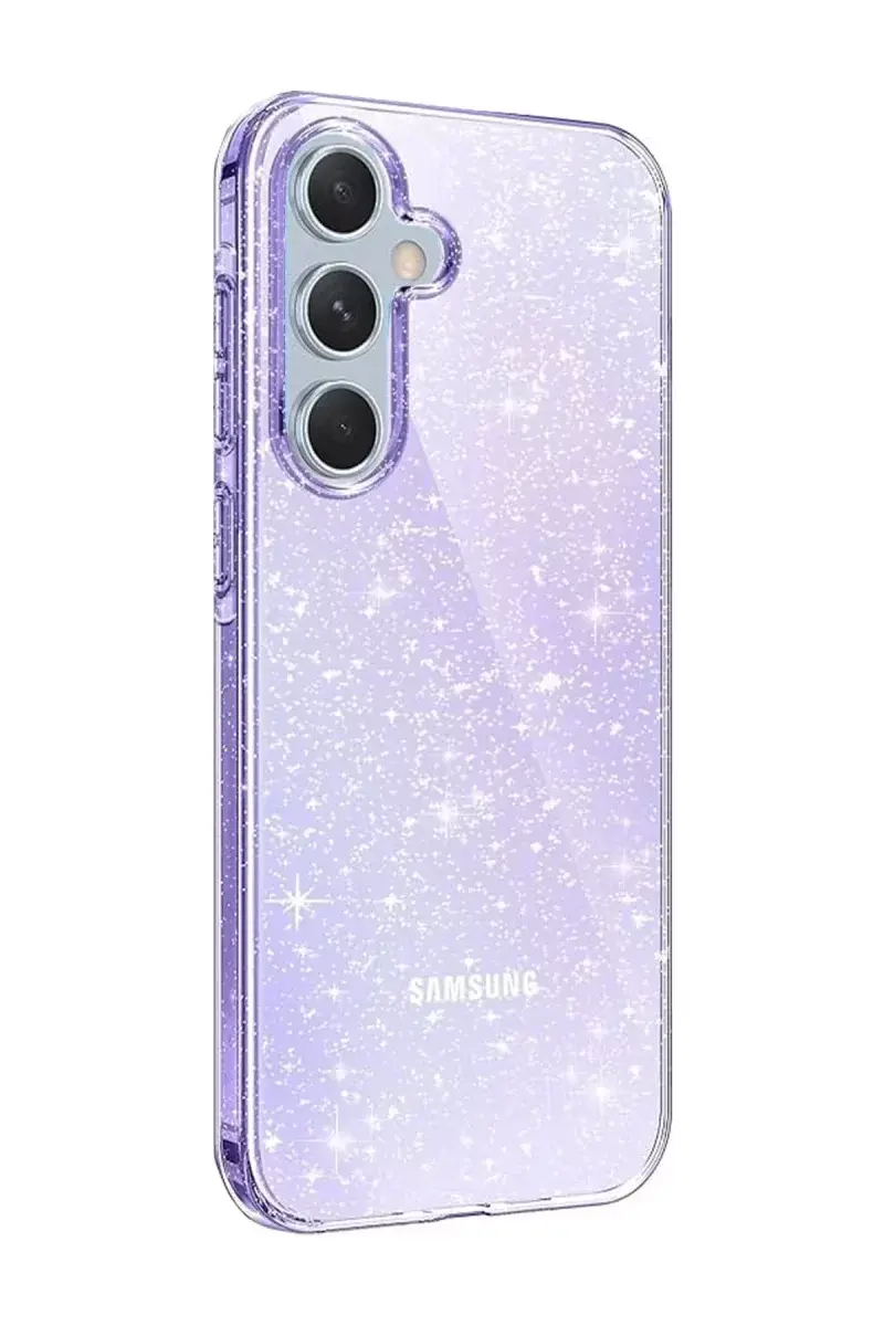 Newface Samsung Galaxy A25 5g Kılıf Glow Kapak - Mor