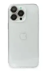 Newface İphone 13 Pro Kılıf Luko Lens Silikon - Gold