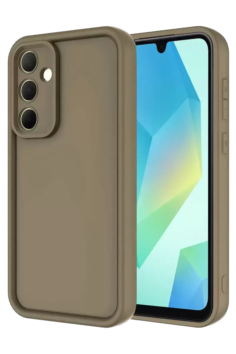 Newface Samsung Galaxy A16 5g Kılıf Viera Silikon - Kahverengi