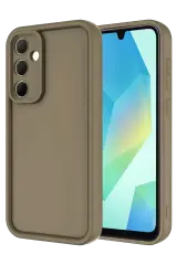 Newface Samsung Galaxy A16 5g Kılıf Viera Silikon - Kahverengi