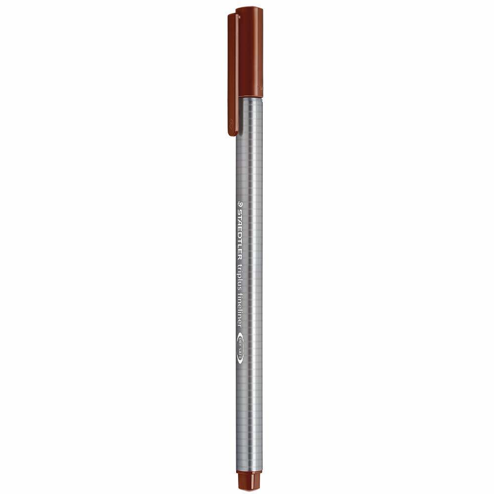 Üçgen Fineliner - 0.3 mm - Kahverengi