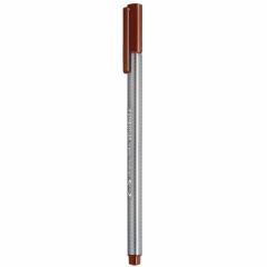 Üçgen Fineliner - 0.3 mm - Kahverengi