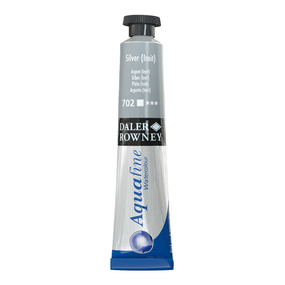 Aquafine Tüp Suluboya 8ml N:702 Silver (Imit. )