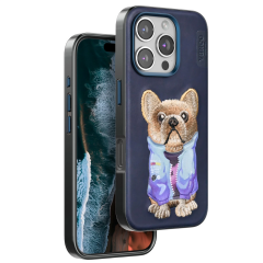 Venco  İphone 16 Pro Cute Desenli Kapak - Lacivert