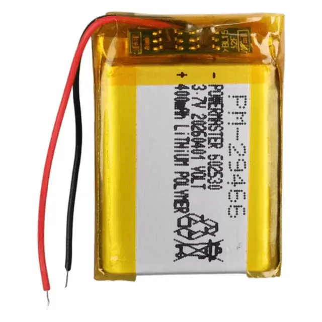Powermaster Pm-29466 3.7v 400mah 602530 Soketsiz Lityum Polimer (li-po) Batarya Şarj Edilebilir Pil