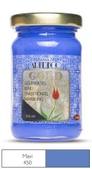 Gold Geleneksel Ebru Boyası 105ml - 450 Mavi